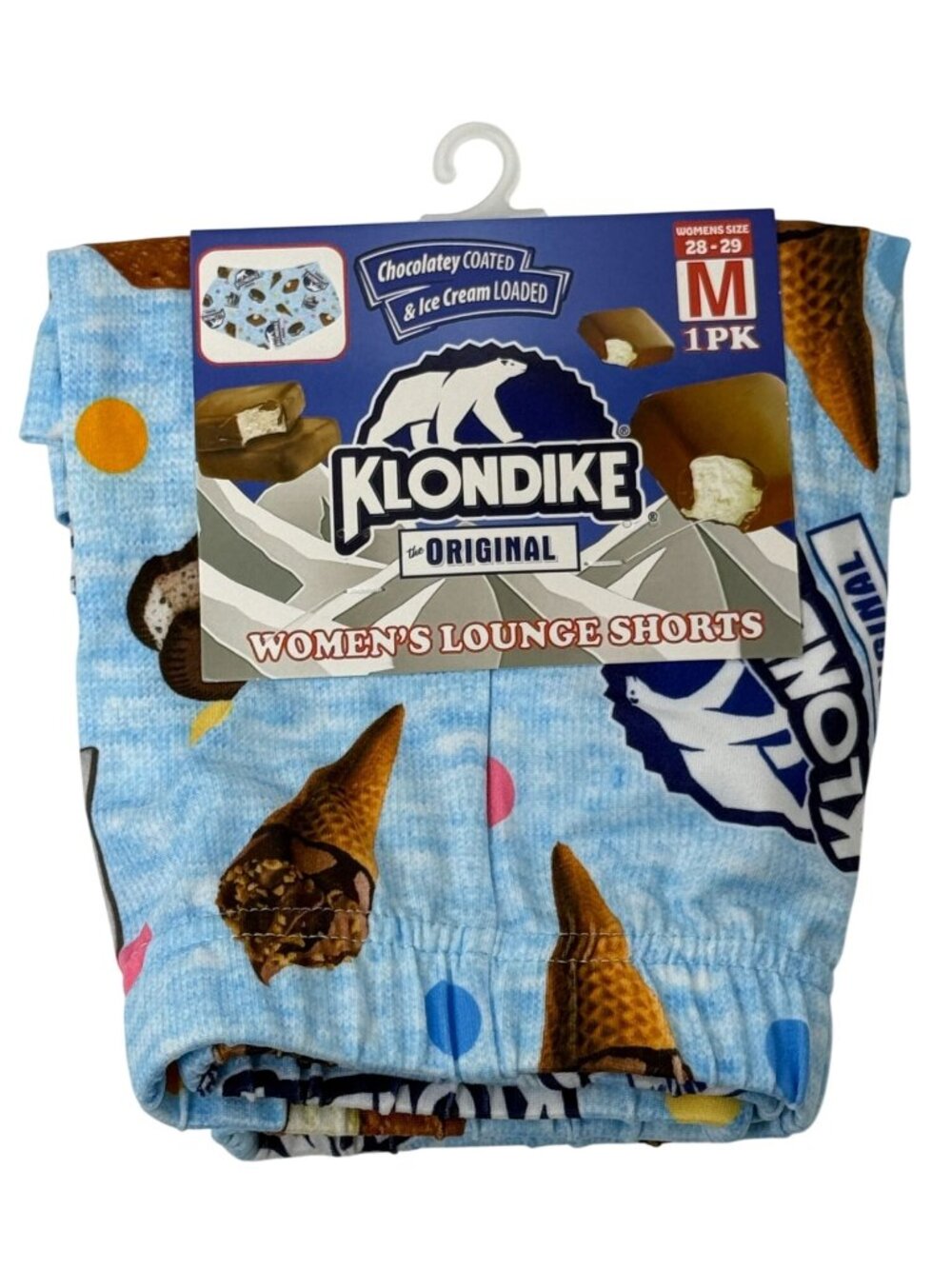 Klondike Ice Cream Lounge Shorts Size M NWT